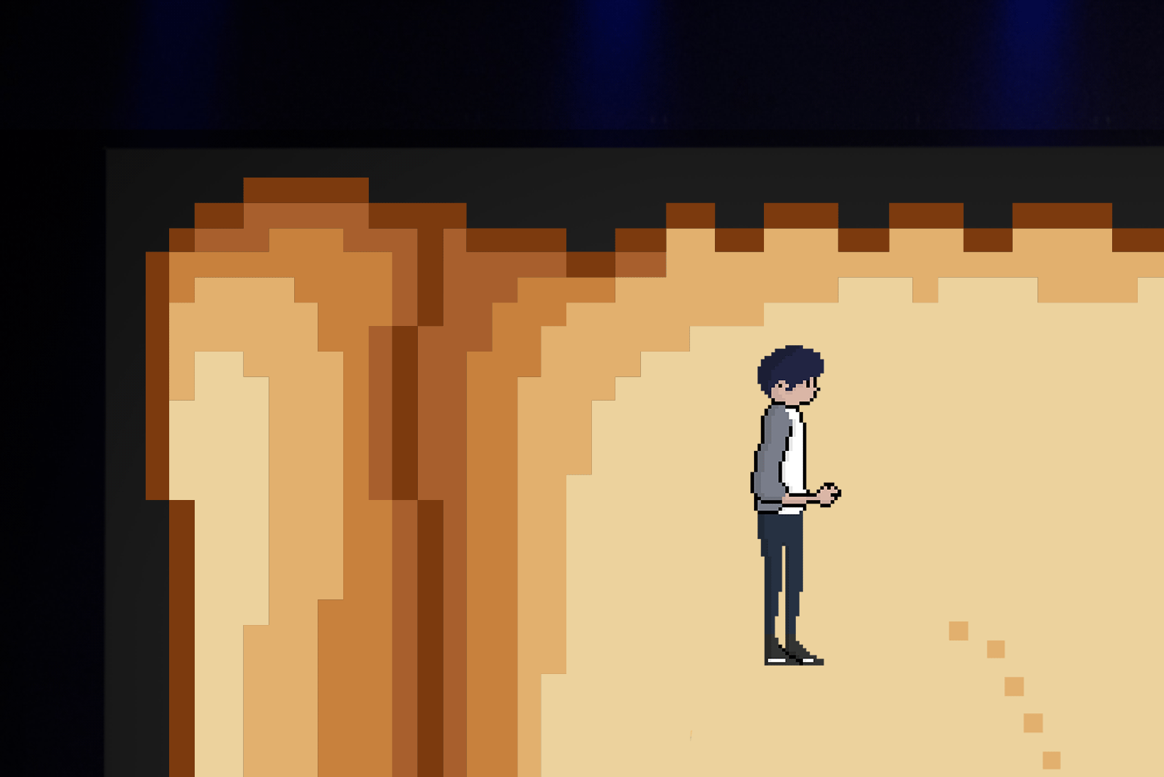 Dan TDM pixel art illustration design character map game