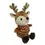 Thumbnail: Reindeer Christmas Plush with Scarf, Brown and Red, 8", by Holiday Time