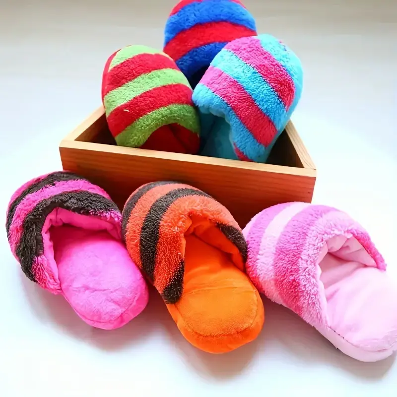 Plush Slipper Dog Toy
