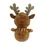 Thumbnail: Reindeer Christmas Plush with Scarf, Brown and Red, 8", by Holiday Time