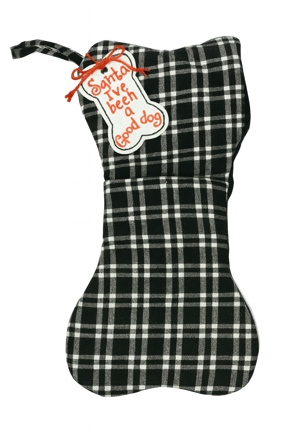 "Santa I've Been a Good Boy" Doggie Christmas Stocking