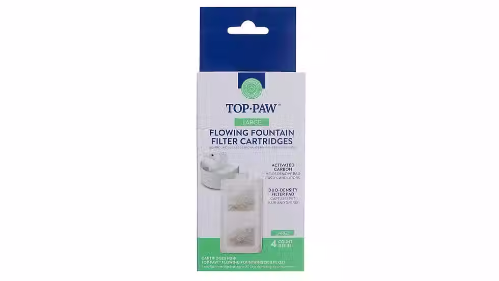 Top Paw Flowing Fountain Filter Replacement Cartridges