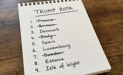 European leaders have a Trump rota