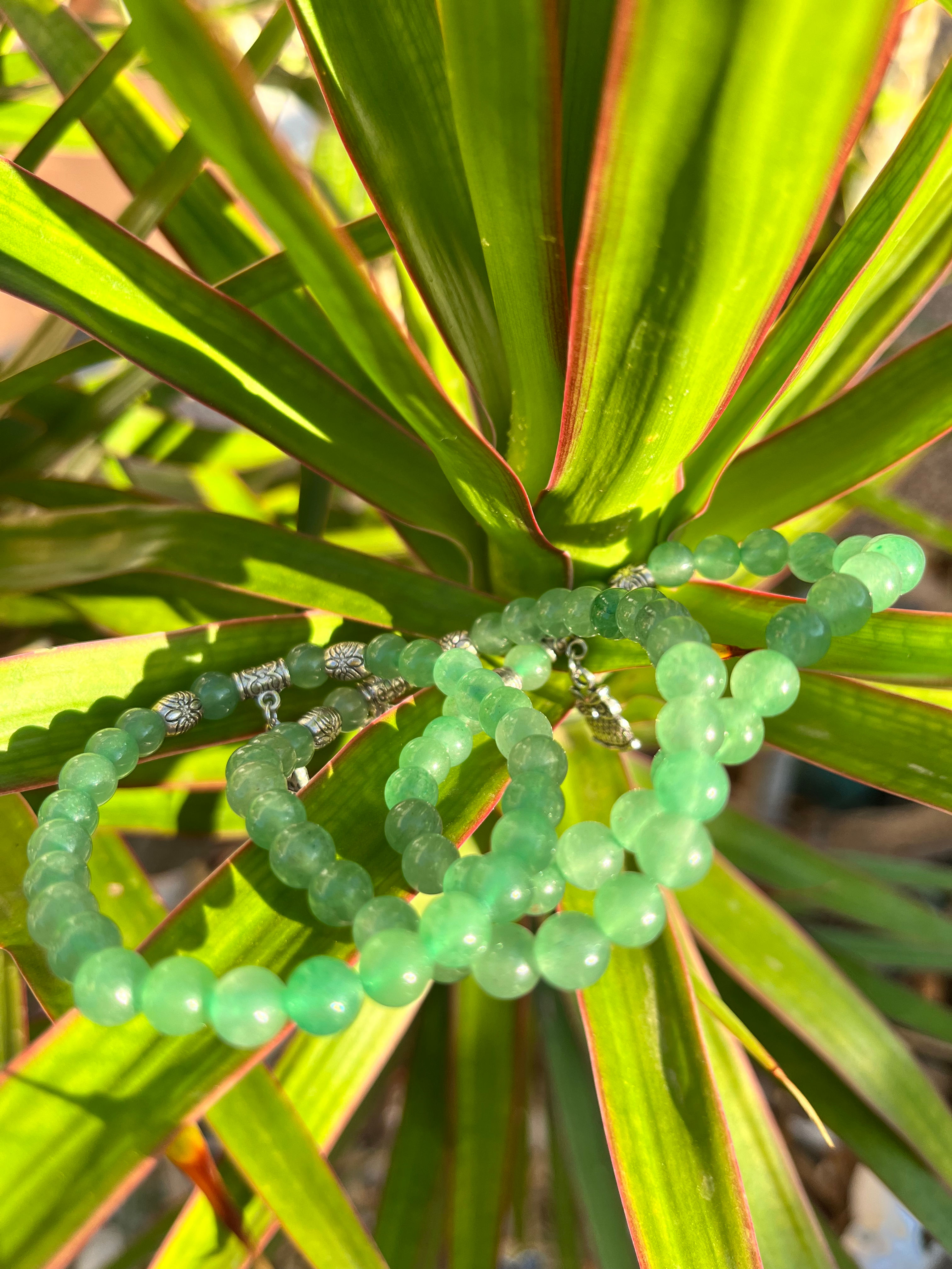 Pulsera aventurina verde 6mm