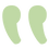 Guillemet ouvert Verte.png