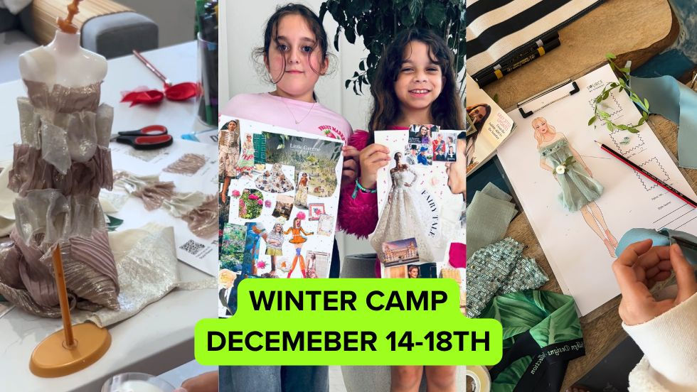 ✂️ Dubai Summer Camp July 27 2026-  Mini Fashion Design Studio ✂️