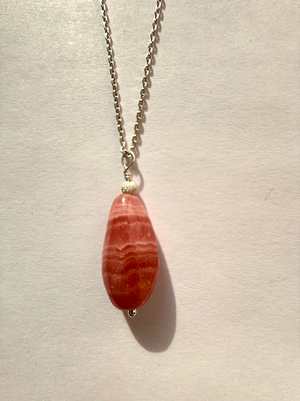 Thumbnail: AAA gem Rhodochrosite pendant