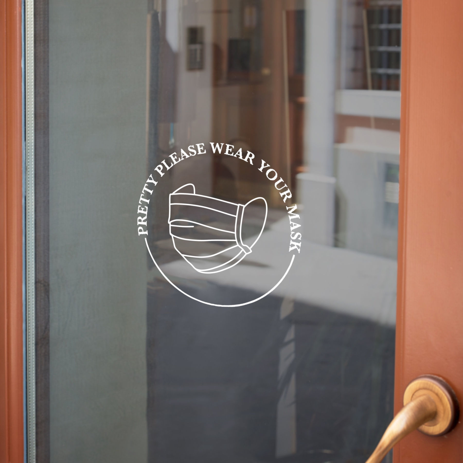 Please Wear Your Mask Decal