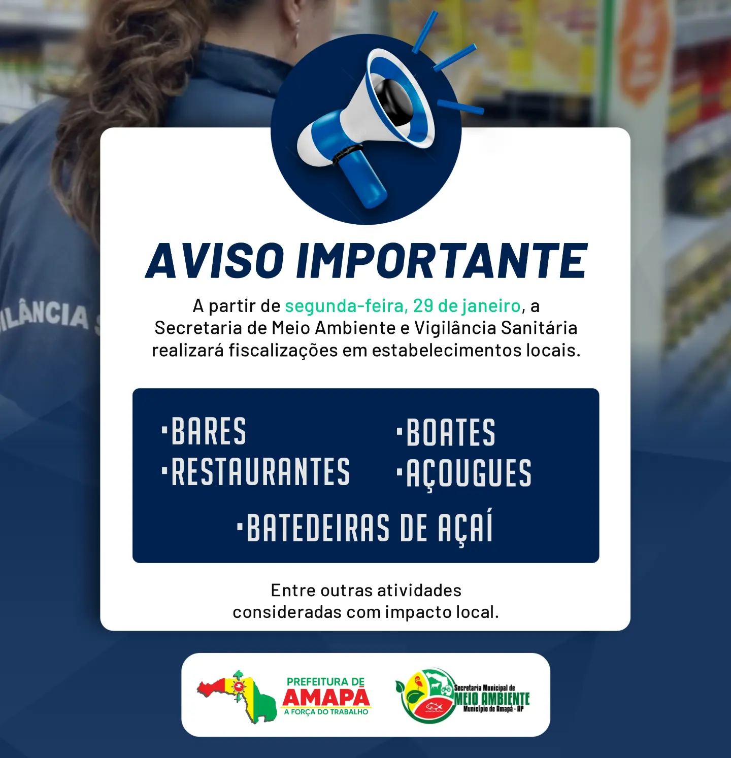 Aviso Importante da Prefeitura de Amapá