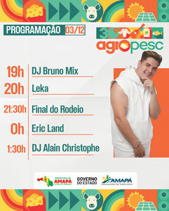 30ª Agropesc Amapá: Programação Cultural