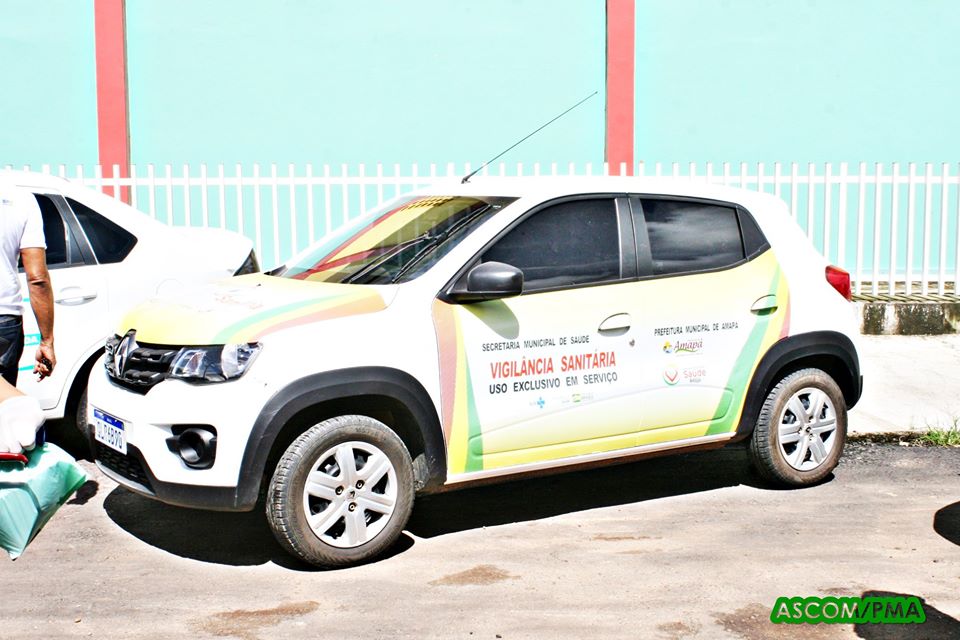 Divisão de Vigilância Sanitária de Amapá ganha carro personalizado.