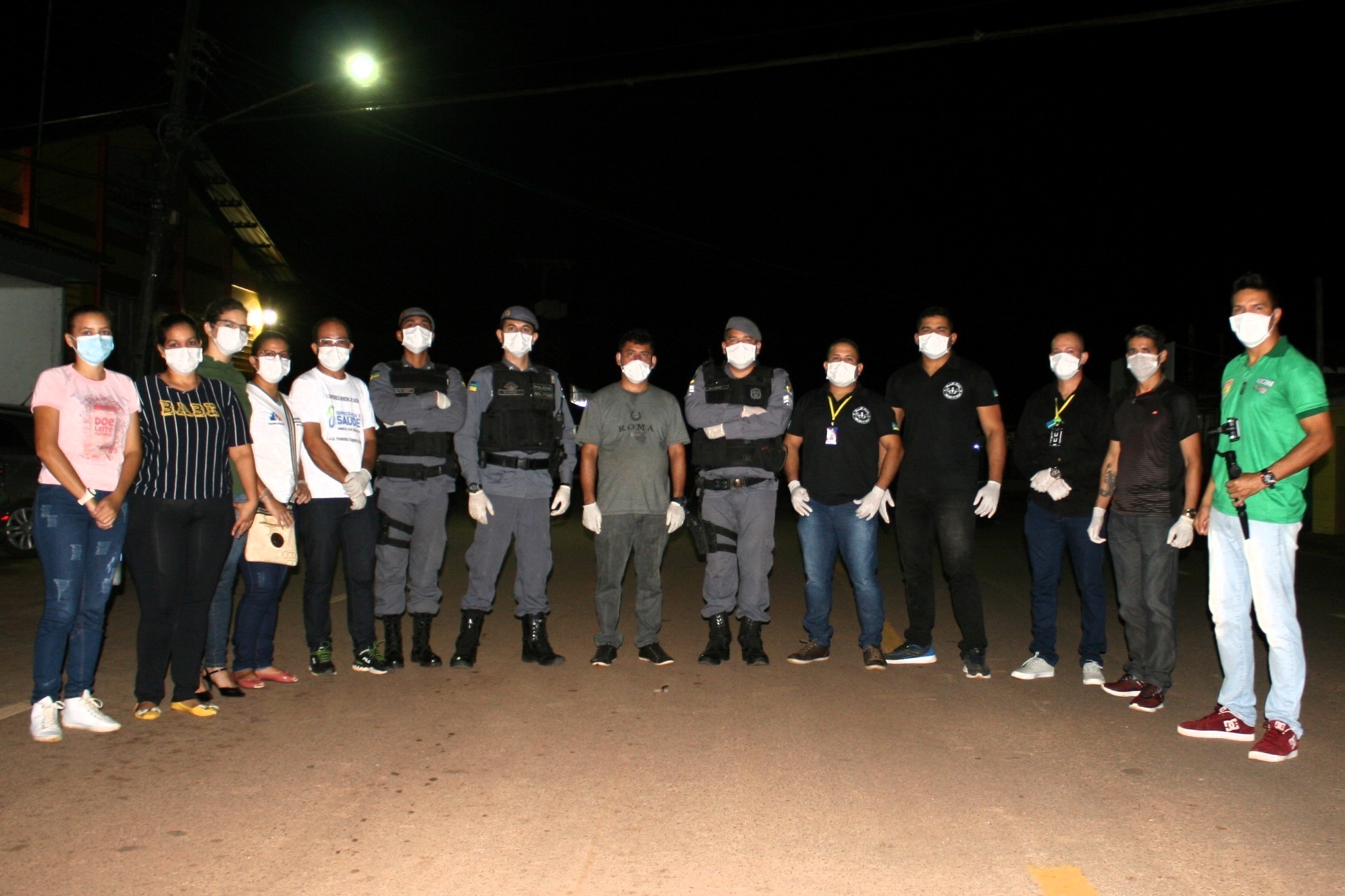 Polícia Militar, Prefeitura Municipal de Amapá, representada pela Secretaria de Saúde, Ascom e Conselho Tutelar. Foto: João Ataíde