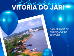 Parabéns, Vitória do Jari!