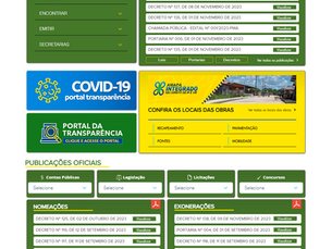 Como faço para Acessar o Portal da Transparência do Município?