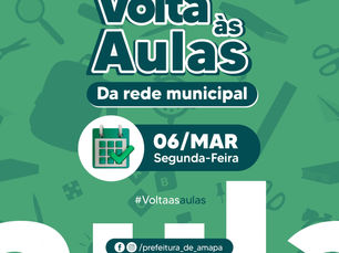 Volta às aulas Amapá.