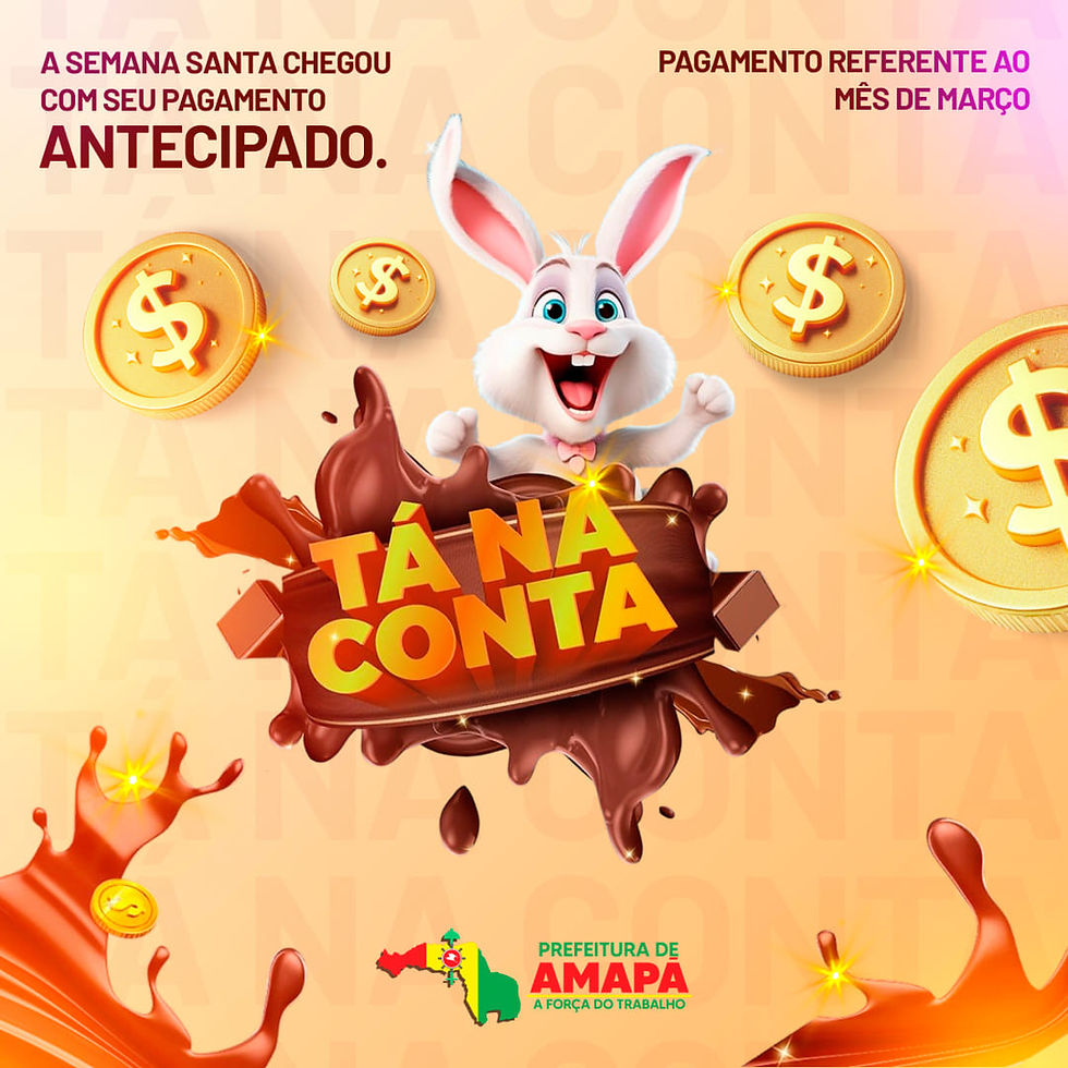 A Semana Santa chegou com seu pagamento antecipado