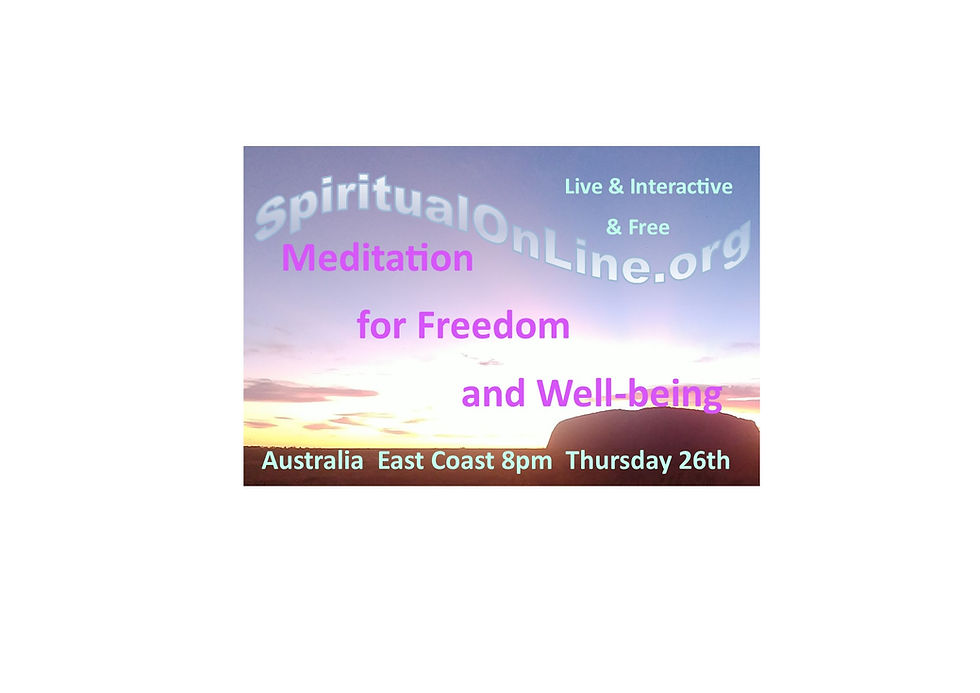 Guided Meditation for Freedom and Well-being - LOCKDOWN SPECIAL