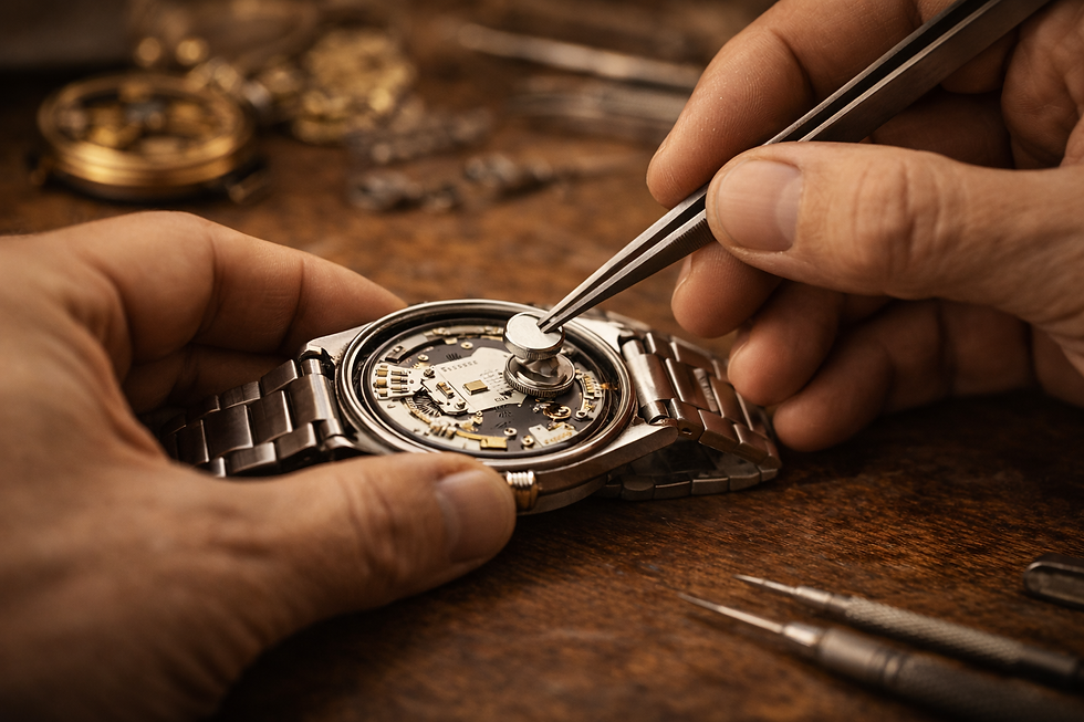 Watch battery replacement service