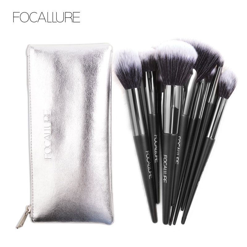 FOCALLURE 6/10pcs Makeup Brushes Set Eye Shadow Foundation Women Cosmetics Powde
