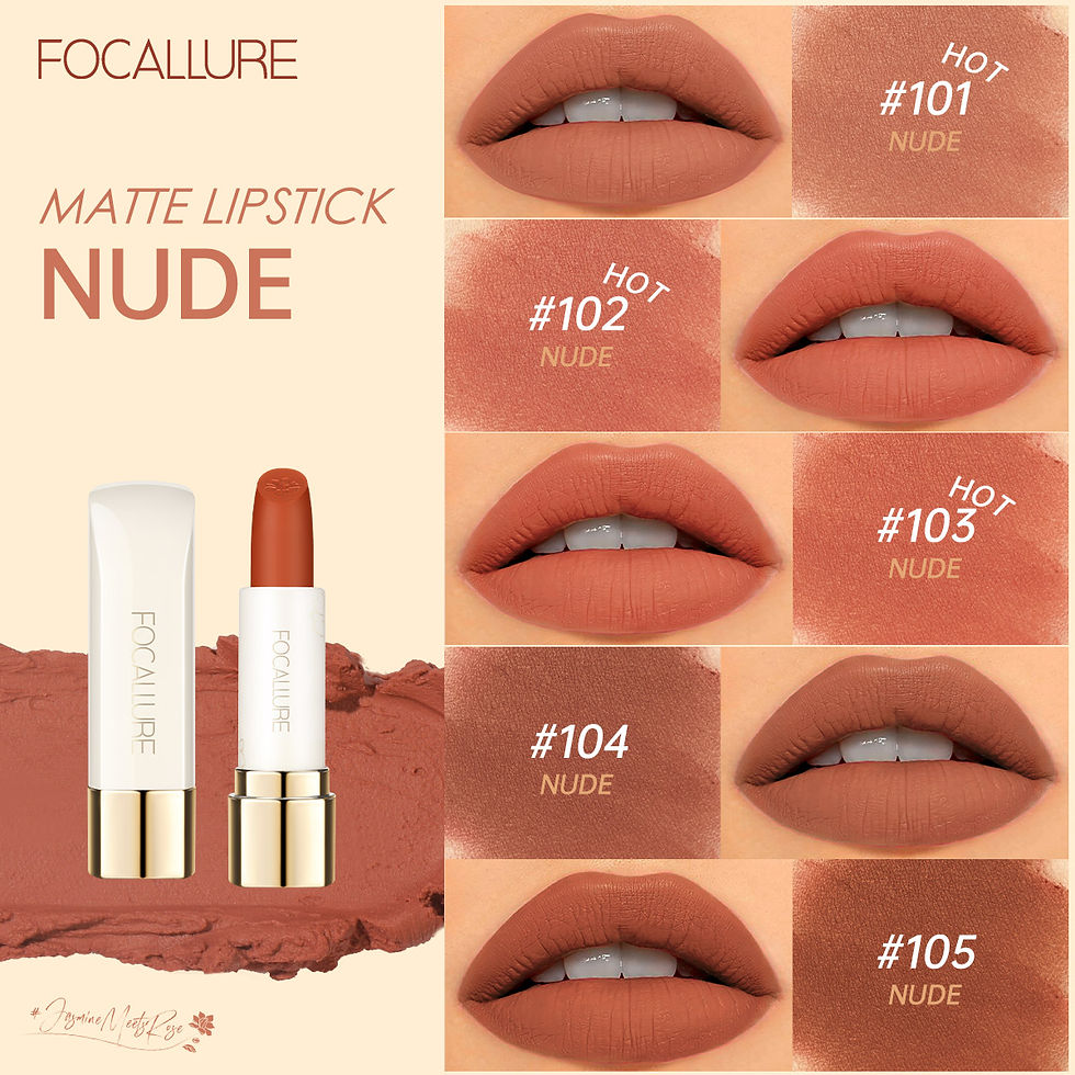 Thumbnail: FOCALLURE 16 Shades Matte Lipstick Natural Super Soft Lip Sticks Waterproof Lip 