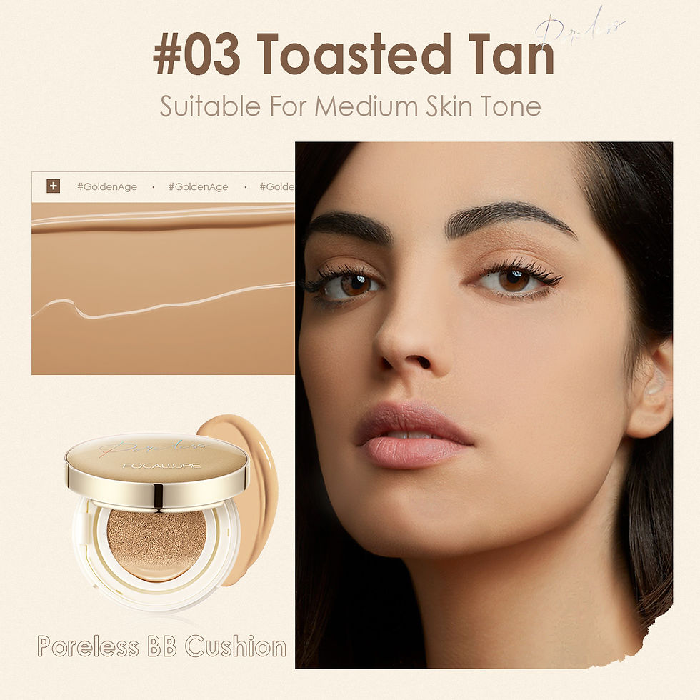 Thumbnail: FOCALLURE Foundation Air Cushion Waterproof Matte Base Poreless High Coverage Fa