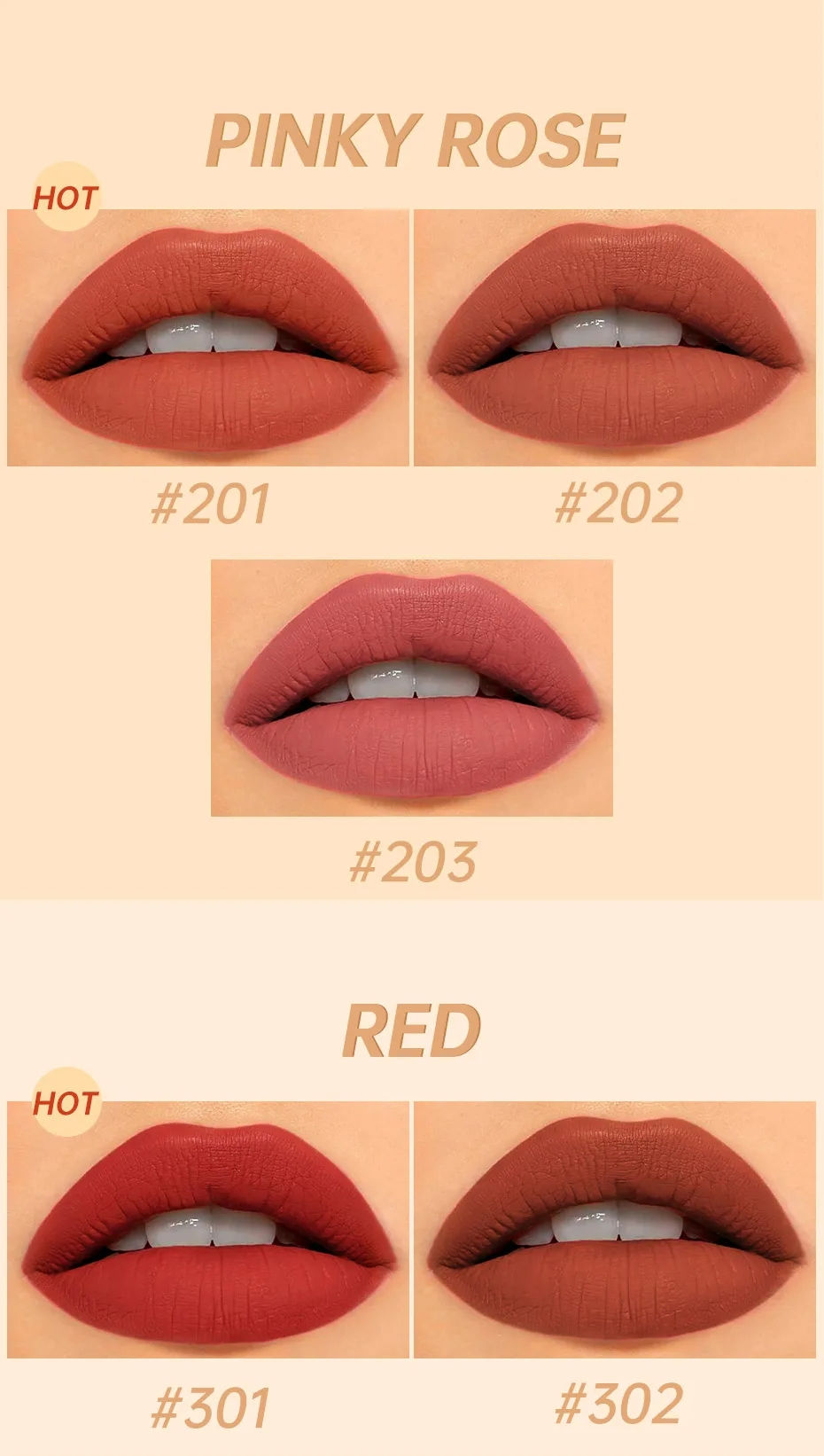 Thumbnail: FOCALLURE 16 Shades Matte Lipstick Natural Super Soft Lip Sticks Waterproof Lip 
