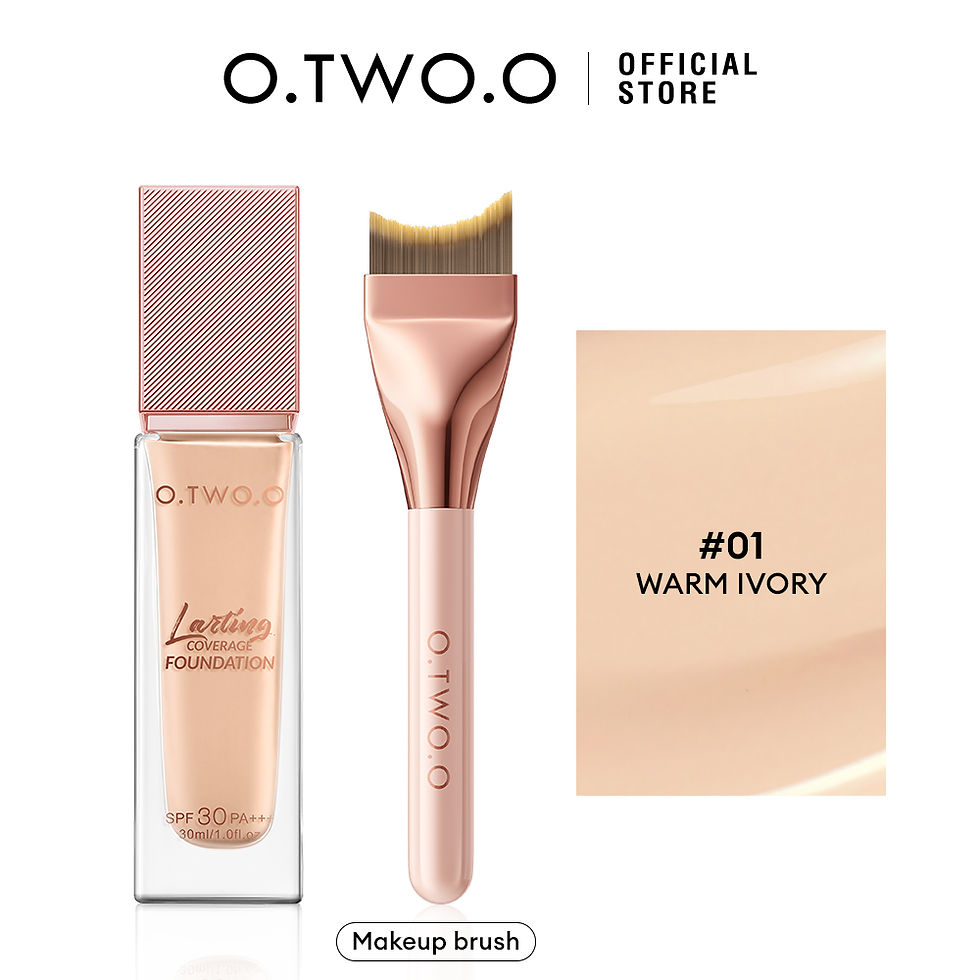 Thumbnail: O.TWO.O Foundation Cream Makeup Brush Moisturizing Oil-Free Long-Lasting Waterpr