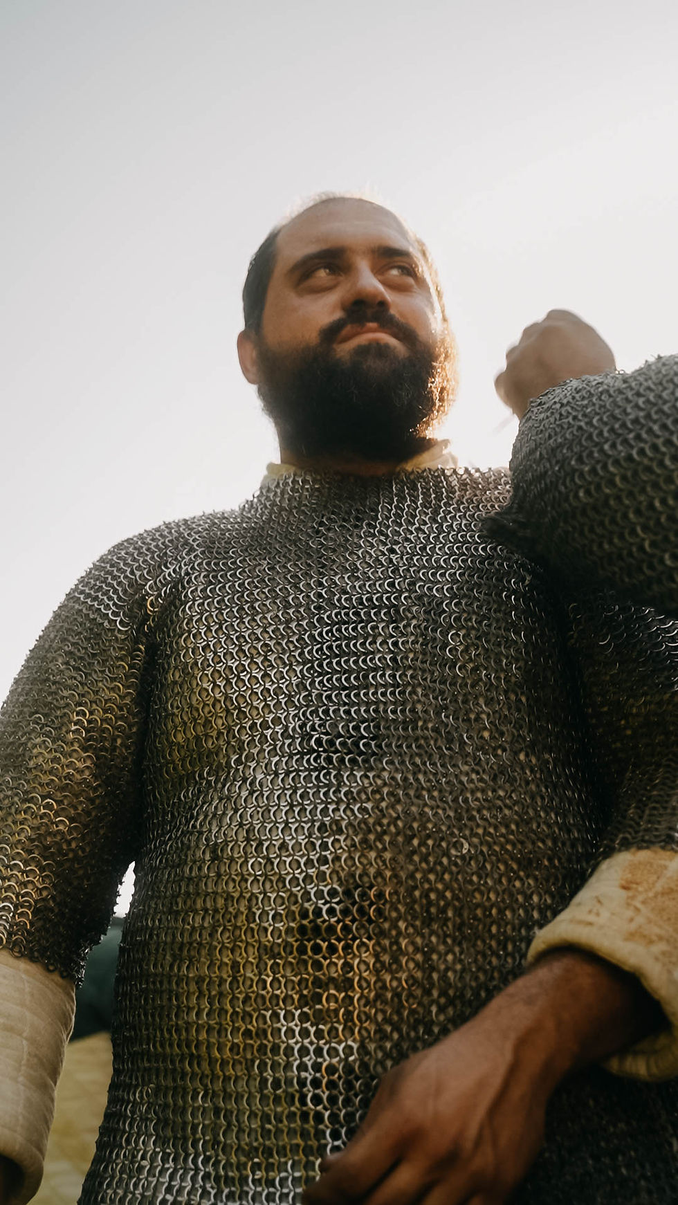 Thumbnail: Dagged half sleeve chainmail 