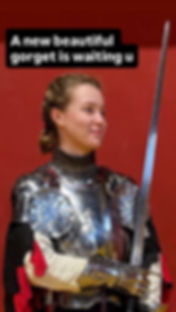 Small dark brown gorget 