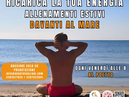 🌊✨ Lezioni d’estate di Tai Chi Chuan davanti al mare! ✨🌊