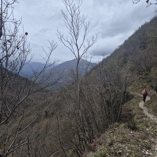 Gebirgesweg nach Monteluco