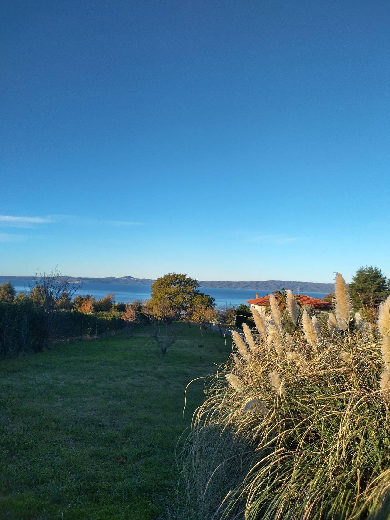 Bolsena See im Hintergrund