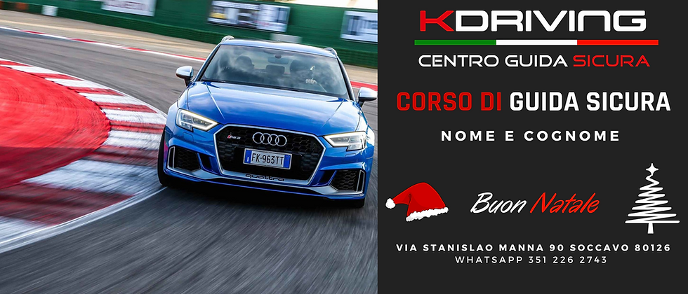 Buono Regalo Corso di Guida Sicura