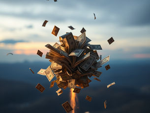 Money being launched