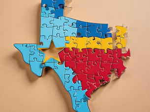 Remapping Texas' political map.
