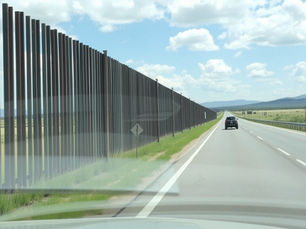 Crossing the border from Mexico to Texas