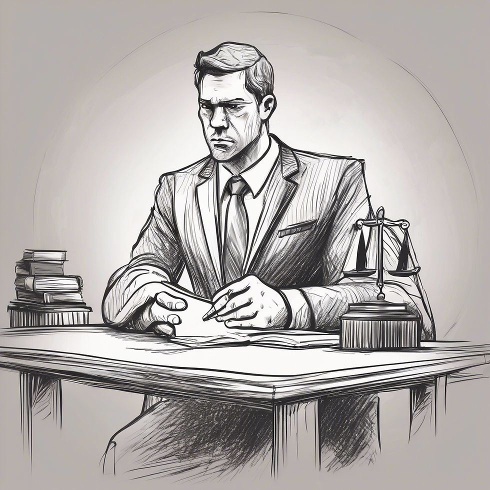 Burning the midnight oil defending your rights.