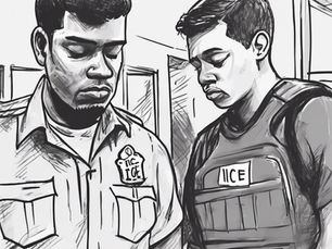 student arrested by ice