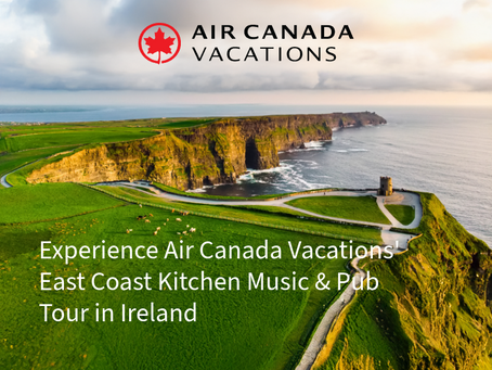 Ireland Music & Pub Tour Package from Toronto: 8 Nights from $5,199 CAD | October 2026