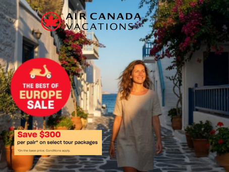Europe Tour Packages from Toronto: Prague, Greece & London to Amsterdam | Save $300 Per Pair | Book by April 26, 2026