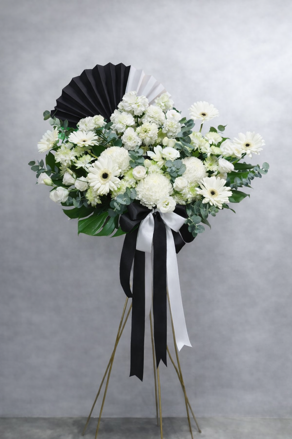 Funeral stand large flower