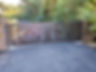 Custom iron driveway gate in Marin County, CA