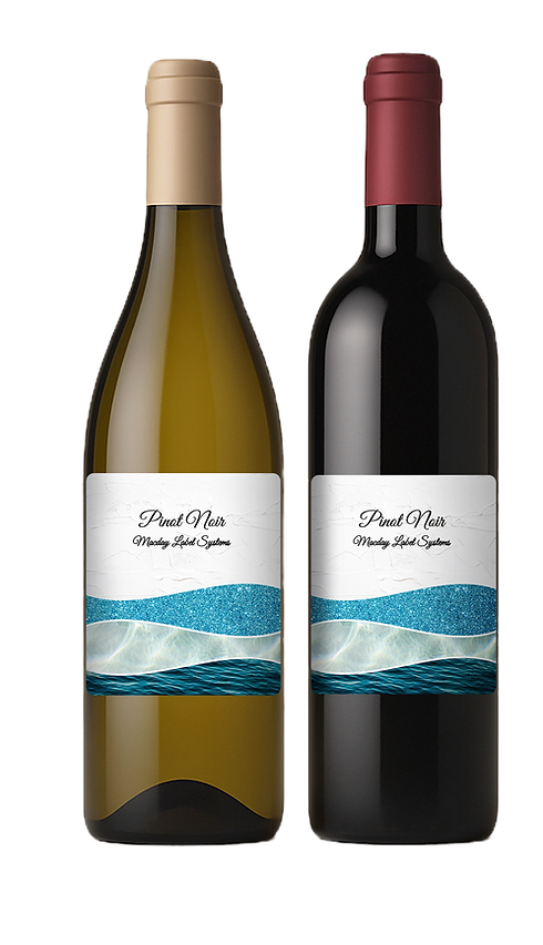 Beach Bound Labels for Wine
