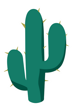 Wow Wow West Teal Cactus (white outline).png