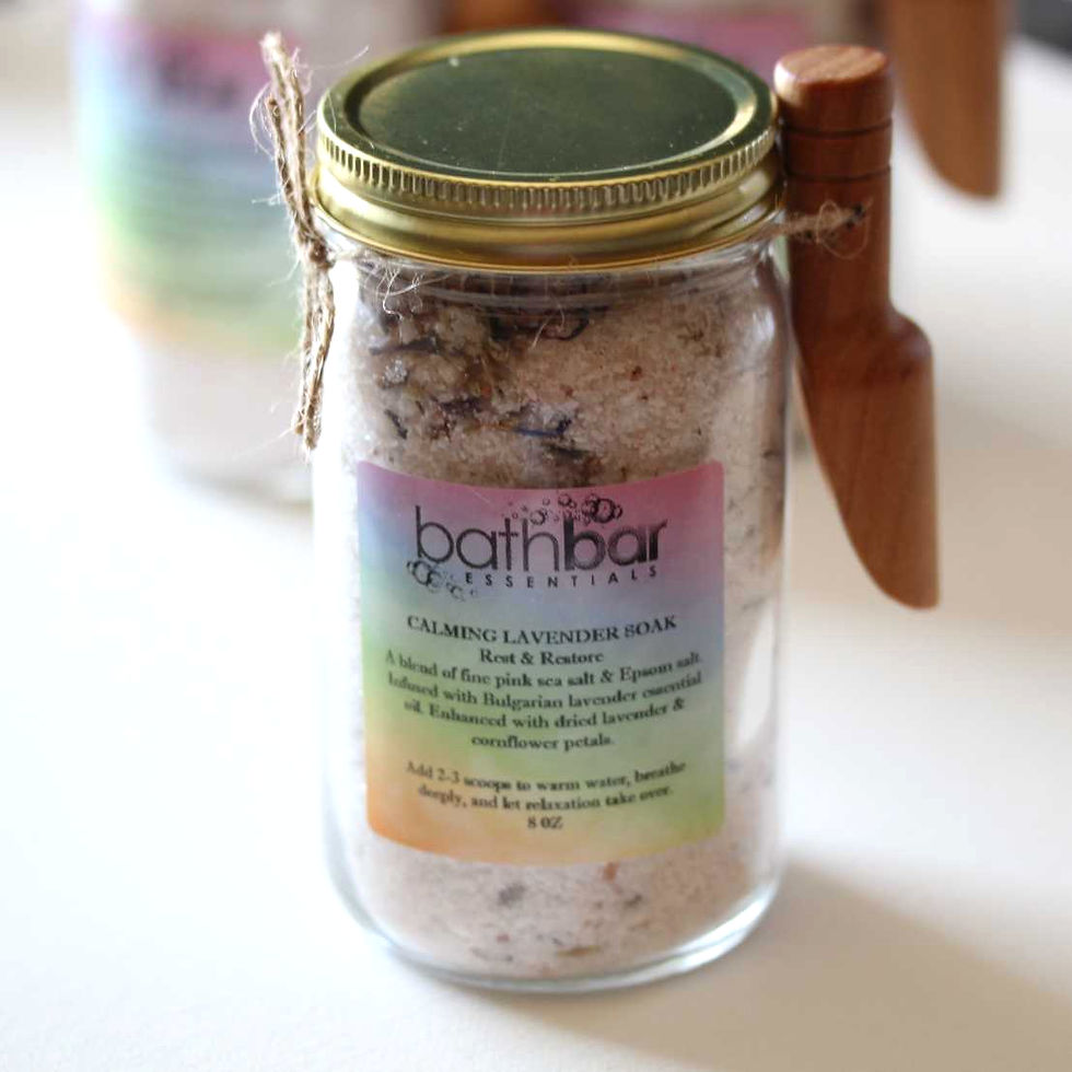 LUXURIOUS LAVENDER BATH SALTS