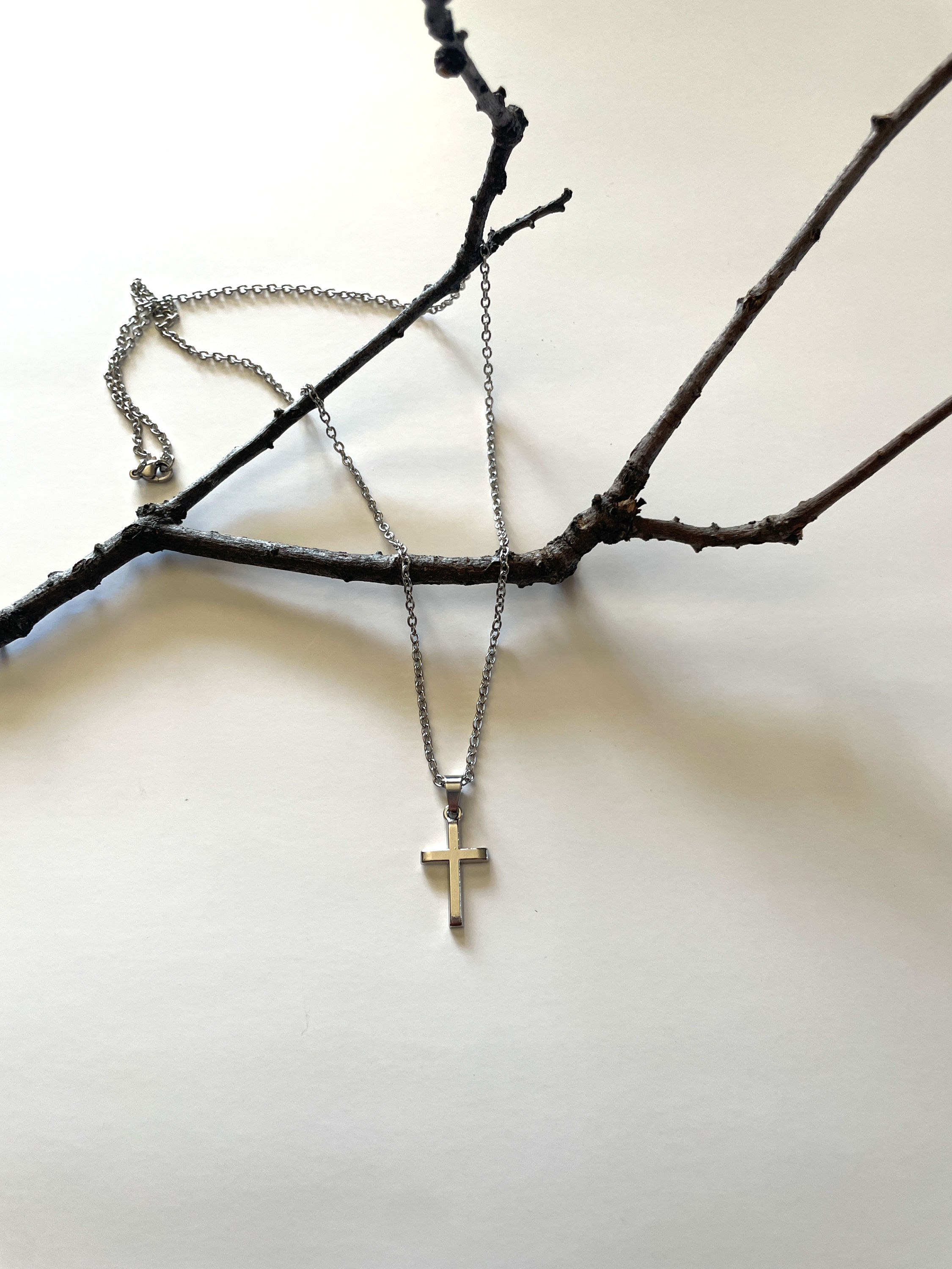 Timeless Stainless Steel Cross Necklace