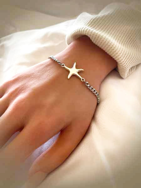 Thumbnail: Ocean Starfish Charm Bracelet