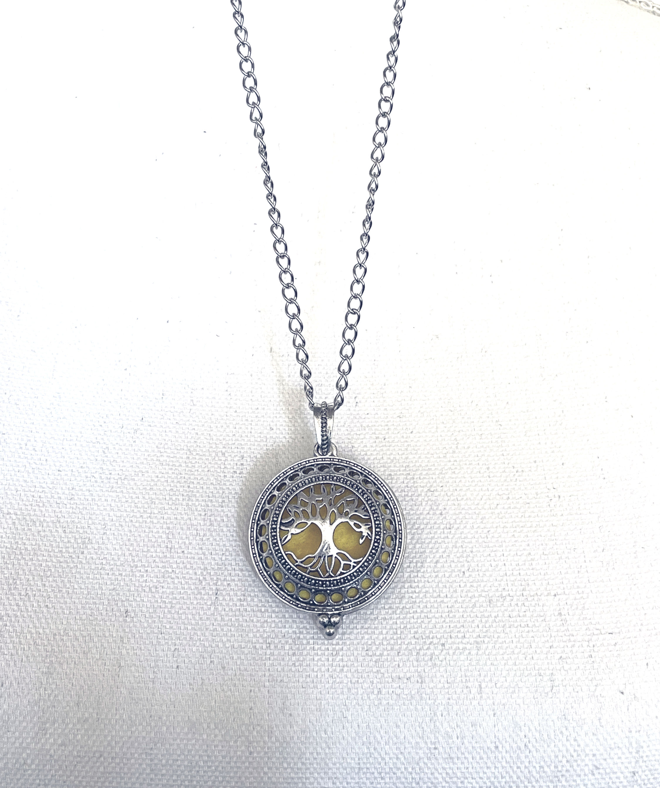 Tree of Life Aromatherapy Diffuser Necklace