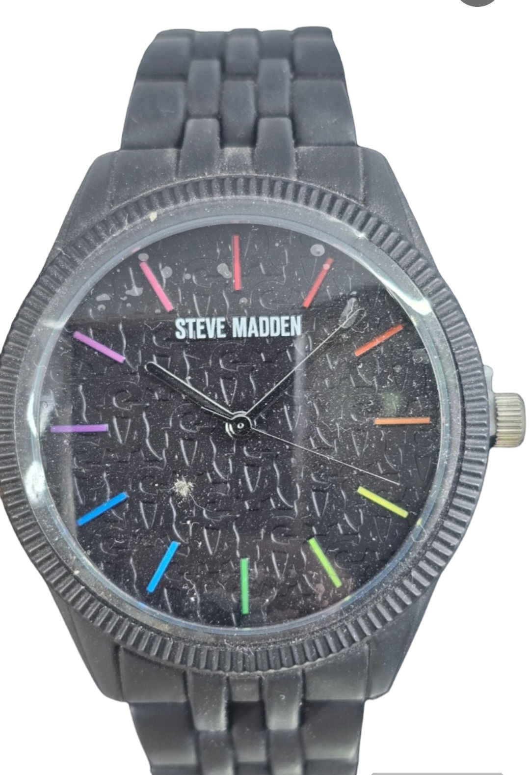 שעון sreve  madden מועצב בצבע שחור