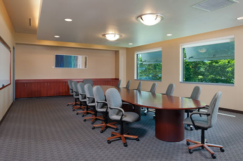 Hybrid technology, bright and air boardroom is available for your next board meeting.
